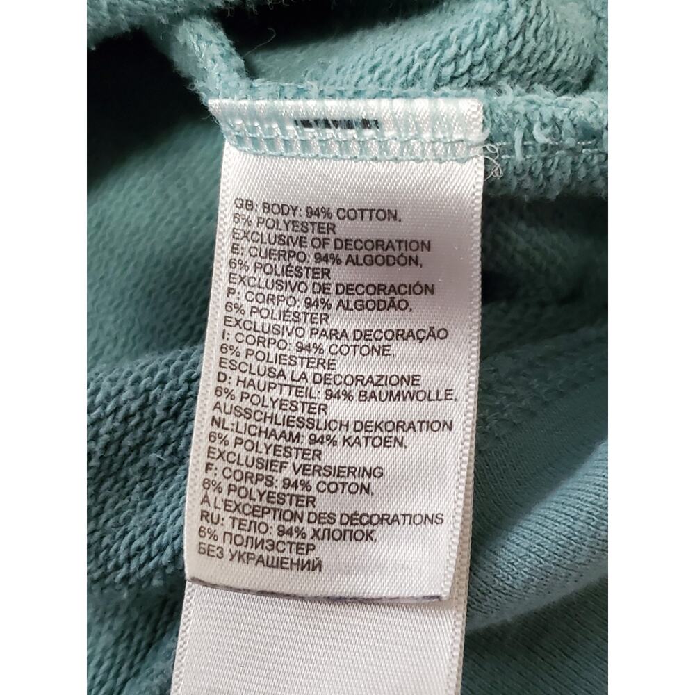 The North Face Women’s Crewneck Sweatshirt Green Logo Pullover Size Small - Picture 10 of 14